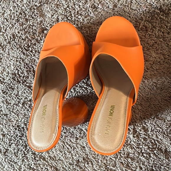 FashionNova Heels (Orange) - Picture 2 of 5